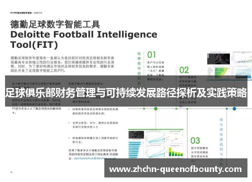 足球俱乐部财务管理与可持续发展路径探析及实践策略